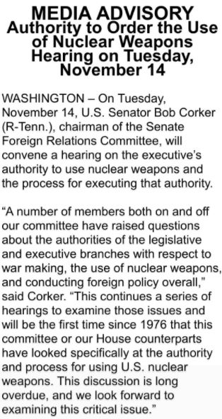 corker1 Senate Makes Trump/Nuclear Power Announcement That Has Donald Seeing Red Donald Trump Foreign Policy Politics Top Stories 