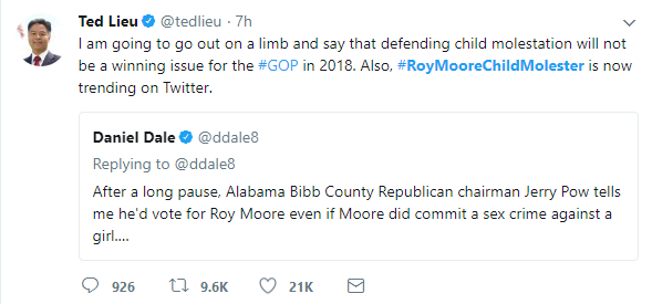 leiu Roy Moore Just Responded To Allegations Of Pedophilia & It Will Make You Furious Child Abuse Corruption Featured Politics Top Stories 