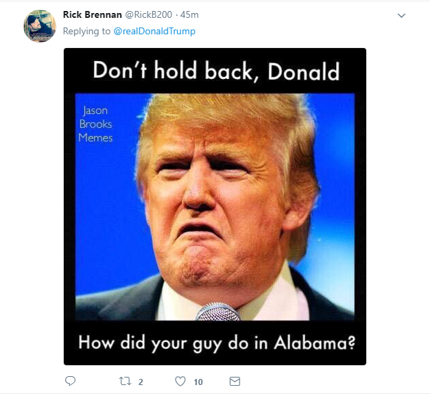 2017-12-13-07_57_41-Donald-J.-Trump-on-Twitter_-_The-reason-I-originally-endorsed-Luther-Strange-an Trump Responds To Roy Moore Loss With Epic 3AM Rage-Tweet Like An Overgrown Brat Donald Trump Featured Politics Social Media Top Stories 