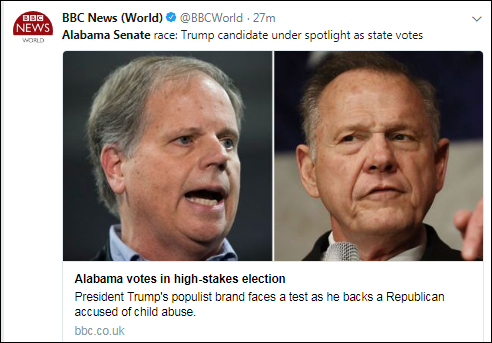 aaa6 AL Voters Report A Rigged Election In Favor Of Alleged Pedophile Moore Has Already Begun Corruption Crime Donald Trump Election 2016 Politics Top Stories 