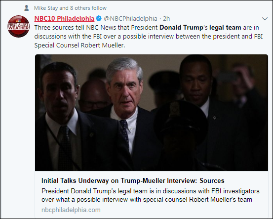 a14 Trump's Legal Team Pulls Desperate Move To Stop Mueller's Interview With The Donald Corruption Crime Donald Trump Election 2016 Politics Top Stories 