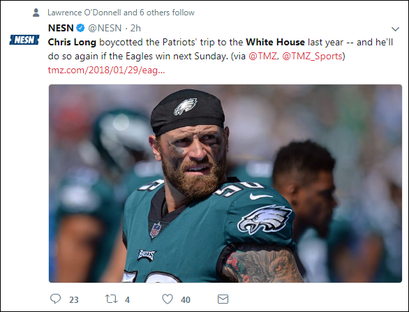 aa4 NFL Eagles Athlete Delivers Ultimate Super Bowl Diss That Has Racist Trump Flipping Out Donald Trump Politics Sports Top Stories 