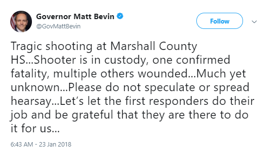 ky-shooting BREAKING: 'Multiple' People Shot At High School During Horrific AM Shooting (DETAILS) Gun Control Politics Shooting Top Stories 