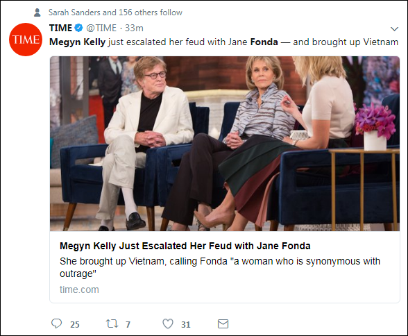 v Megyn Kelly Wages War With 80-Year Old Icon Like An Insecure Little Girl & It's Pathetic Celebrities Feminism Politics Top Stories 