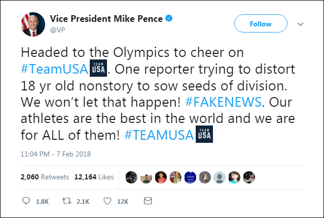 123 Winning Olympian Who Stiffed Pence Just Gave Trump The Finger In The Best Way Ever Donald Trump Politics Sports Top Stories 