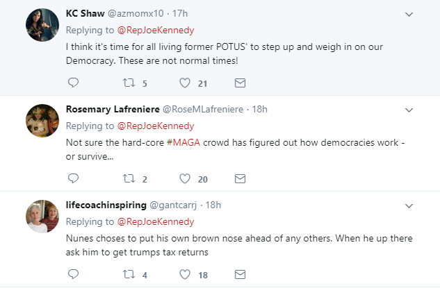 2018-02-03-10_36_15-Rep.-Joe-Kennedy-III-on-Twitter_-_Instead-Chairman-Nunes-chose-to-put-politics- Joe Kennedy Tweets At Trump About The 'Russia Memo' Like A Future President Ready To Fight Corruption Donald Trump Foreign Policy Politics Social Media Top Stories 
