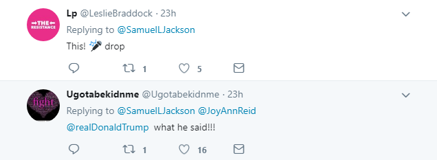 2018-02-24-15_38_46-Samuel-L.-Jackson-on-Twitter_-_Can-someone-that’s-been-in-a-Gunfight-tell-that-M Samuel L. Jackson Calls Trump A 'Muthafukka' In Front Of The Entire World; Twitter Meltdown Coming Celebrities Donald Trump Featured Gun Control Hollywood Politics Shooting Social Media Top Stories 