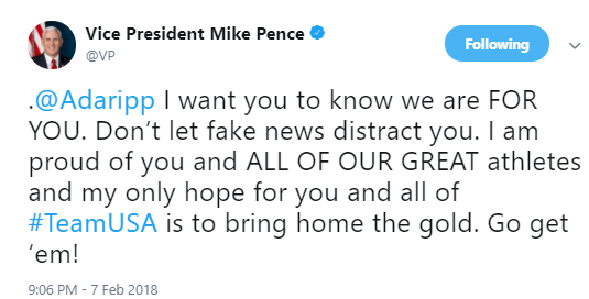 pence-gay-conv-two Mike Pence Has Trump-Like Twitter Meltdown After Gay Olympian Refuses To Meet Him Donald Trump LGBT Politics Social Media Top Stories 