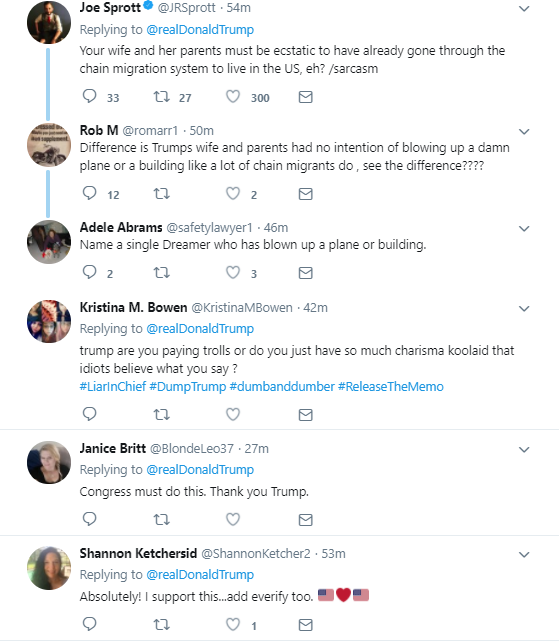 six4 Trump Tweets Racist Video Message Calling For Immigration Crackdown Donald Trump Immigration Politics Social Media Top Stories 