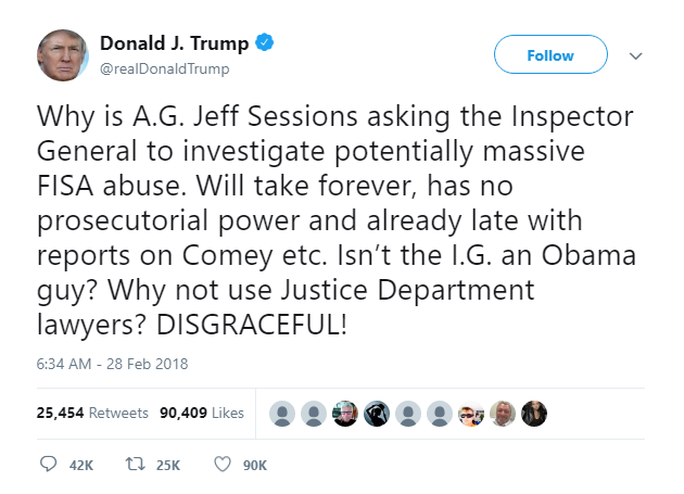 2018-03-18-15_42_38-Donald-J.-Trump-on-Twitter_-_Why-is-A.G.-Jeff-Sessions-asking-the-Inspector-Gene McCabe’s Lawyer Makes Sunday Trump Defamation Announcement & Donald Is Freaking Donald Trump Featured Politics Social Media Top Stories 