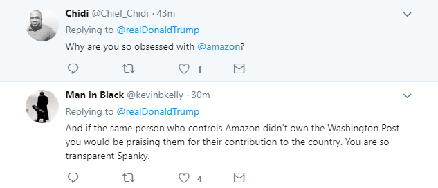 2018-03-29-08_45_25-Donald-J.-Trump-on-Twitter_-_I-have-stated-my-concerns-with-Amazon-long-before-t Trump Targets Amazon During Pointless Thursday Morning Twitter Freakout Like A Derp Donald Trump Featured Politics Top Stories 