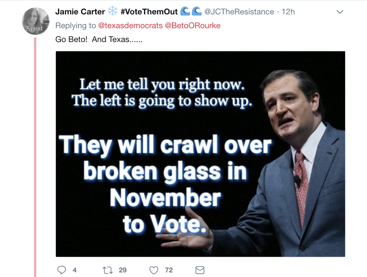Screen-Shot-2018-03-07-at-9.10.49-AM Insane Turnout For Beto O'Rourke Makes Ted Cruz's Texas Primary Run A Total Sh*t-Show Election 2018 Politics Top Stories 