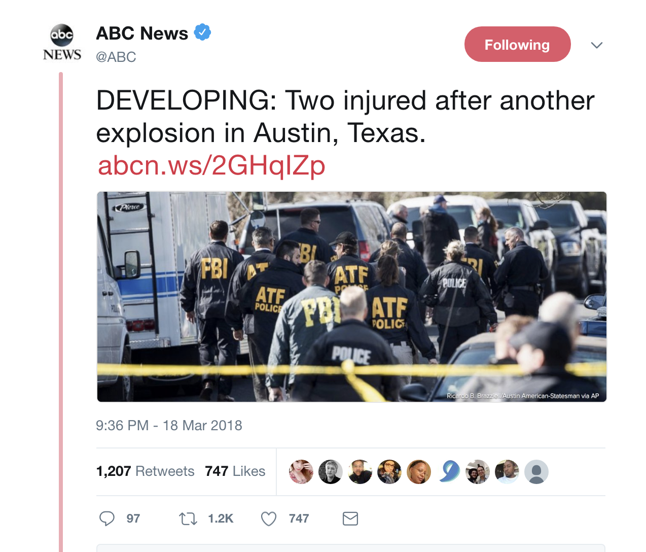Screen-Shot-2018-03-19-at-6.55.15-AM Another Bombing Rocks City Of Austin As Police Scramble To Find A Culprit Corruption Crime Terrorism Top Stories 