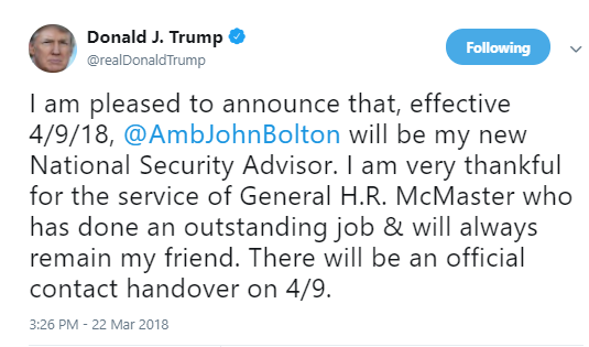 bolton Trump Finishes Dinner, Gets Online, & Tweets Message To America Like A Belligerent  Old Man Donald Trump Politics Social Media Top Stories 