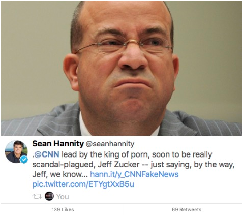 2018-04-03-10_35_51-Hannity-to-CNN-chief-Jeff-Zucker_-Youre-about-to-be-_scandal-plagued_ CNN Strikes Back At Trump's AM Tweet Attack & Donald Is Freaking Like A Scared Toddler Donald Trump Featured Media Politics Social Media Top Stories 