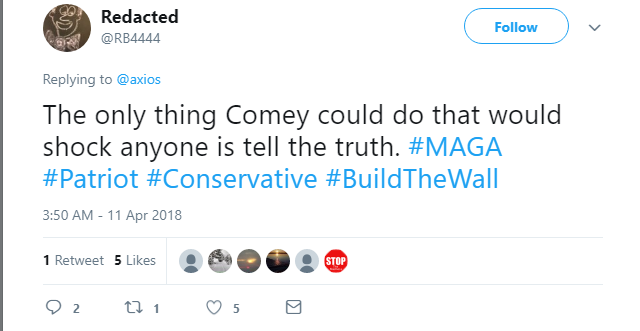 2018-04-11-09_32_16-Redacted-on-Twitter_-_The-only-thing-Comey-could-do-that-would-shock-anyone-is-t ABC Releases Incredible Video Of James Comey Interview; Trump Is Going To Freak Donald Trump Featured James Comey Politics Russia Top Stories Videos 