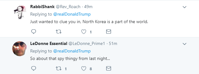 2018-04-18-07_35_53-Donald-J.-Trump-on-Twitter_-_Mike-Pompeo-met-with-Kim-Jong-Un-in-North-Korea-las Trump LIVE Tweets Bizarre Wednesday Mental Collapse Like A Soon To Be Prisoner Uncategorized 