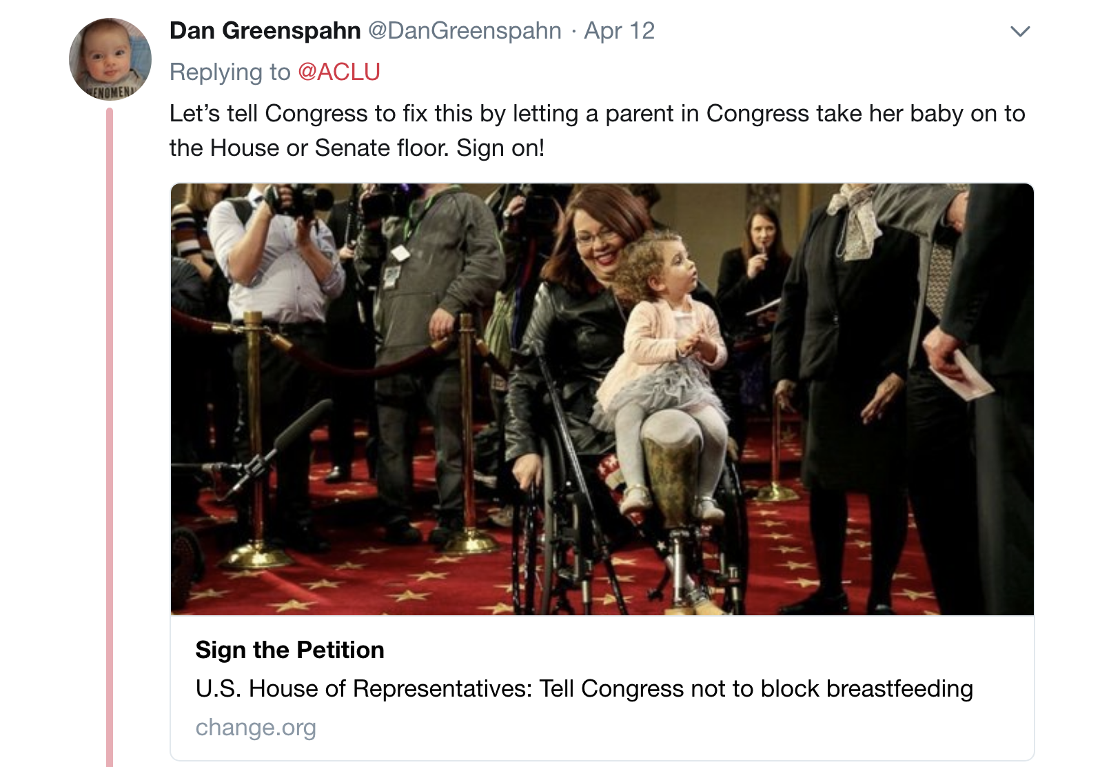 Screen-Shot-2018-04-16-at-4.25.59-PM War Hero Tammy Duckworth Fights For Resolution That Changes Rules For Female Reps Activism Domestic Policy Donald Trump Feminism Politics Top Stories 