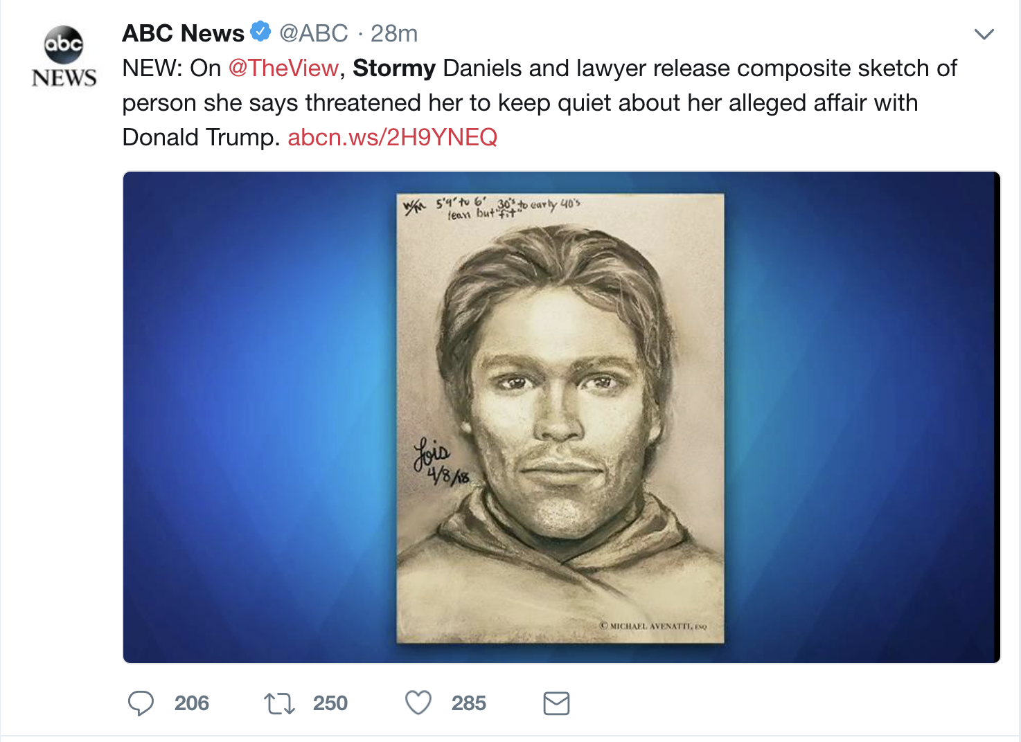 Screen-Shot-2018-04-17-at-11.03.03-AM Stormy Daniels Just Released A Sketch Of The Man Who Threatened Her For Trump Corruption Crime Donald Trump Feminism Politics Top Stories 