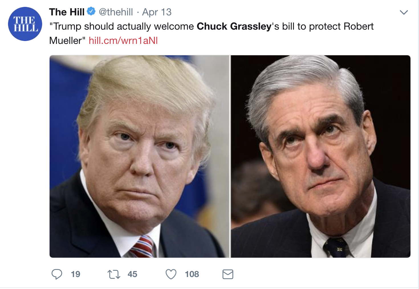 Screen-Shot-2018-04-18-at-12.52.44-PM U.S. Senate Tells Mitch McConnell To Shove It; Immediately Moves To Protect Mueller Corruption Crime Domestic Policy Donald Trump Politics Top Stories 