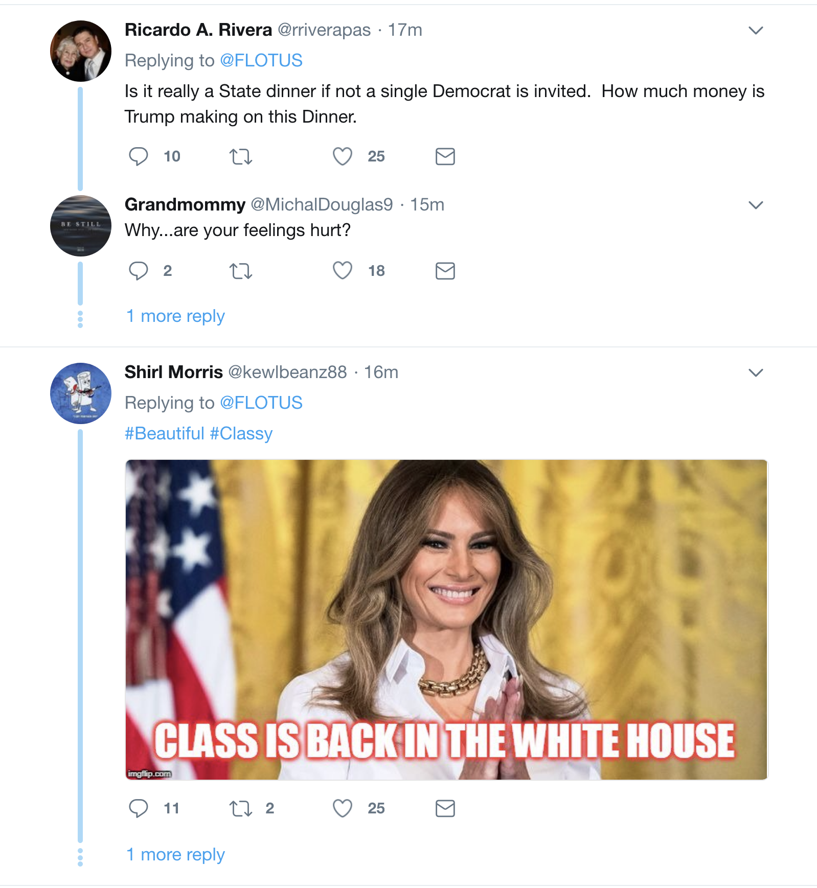 Screen-Shot-2018-04-23-at-1.06.00-PM Melania Tweets About W.H. Decorations & Gets Brutal Reminder That No One Cares Donald Trump Feminism Politics Top Stories 