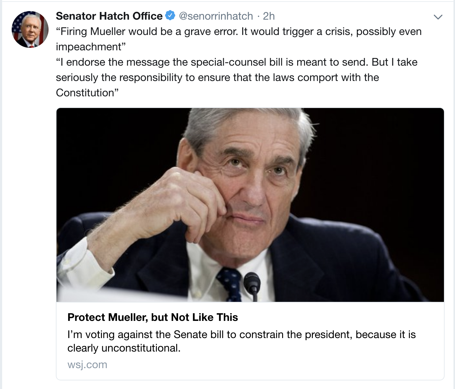 Screen-Shot-2018-04-25-at-11.27.20-AM GOP Senate Majority Leader Makes Impeachment Announcement That Has The W.H. Shook Corruption Crime Donald Trump Politics Russia Top Stories 