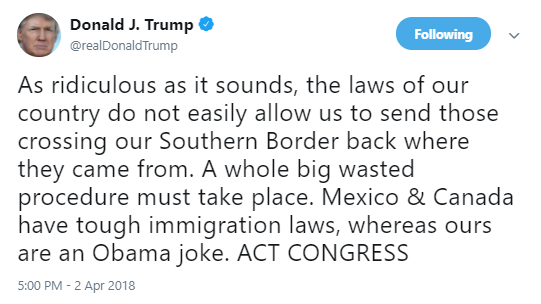 due-process JUST IN: Trump Announces Immediate Military Buildup At Mexican Border Donald Trump Immigration Politics Top Stories 