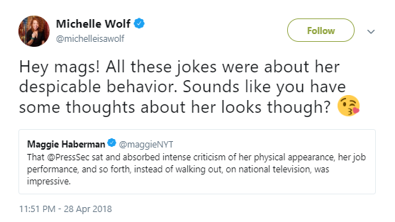 michelle-wolf CNN Commentator Defends Michelle Wolf & Disses Huckabee In Front Of Everyone Like A Boss Donald Trump Politics Social Media Top Stories 