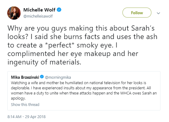 mwolf Michelle Wolf Power Moves Meghan McCain's Whining On 'The View' Like A Badass Boss Celebrities Donald Trump Media Politics Top Stories 