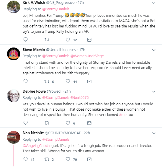 ninee Stormy Daniels Humiliates Troll Who Says Sex Workers Can't Be Assaulted Like A Boss Donald Trump Politics Social Media Top Stories 