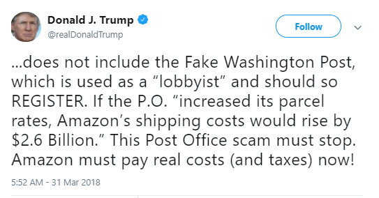 trump-amazon-three Trump Stores Implicated In 48 State Tax Dodge; Criticized Amazon 1 Day Ago For Same Thing Corruption Donald Trump Politics Top Stories 