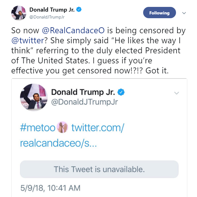 2018-05-09-13_50_24-Program-Manager Trump Jr Mocks #MeToo On Twitter Like A Little Punk Who Cheats On His Wife & Kids Donald Trump Featured Politics Sexism Sexual Assault/Rape Social Media Top Stories 