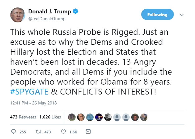 2018-05-26-15_43_35-Window Trump Goes Full Flip Out On Twitter After Media Calls Out A.M. Lies - This Is A New Low Conspiracy Theory Donald Trump Featured Politics Russia Social Media Top Stories 