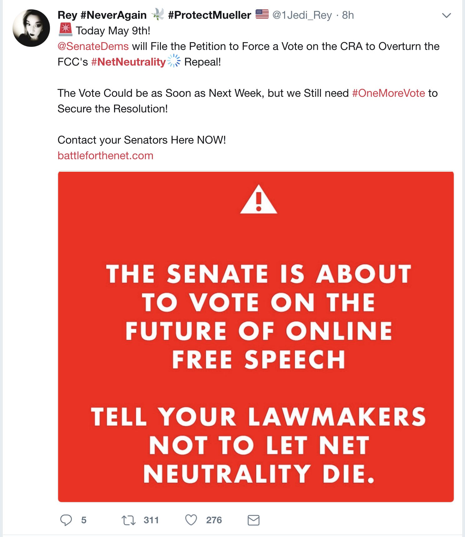 Screen-Shot-2018-05-09-at-1.11.41-PM Democrats Forcing A Vote To Protect The Internet From Donald Trump - This Is Big Corruption Domestic Policy Donald Trump Media Politics Top Stories 