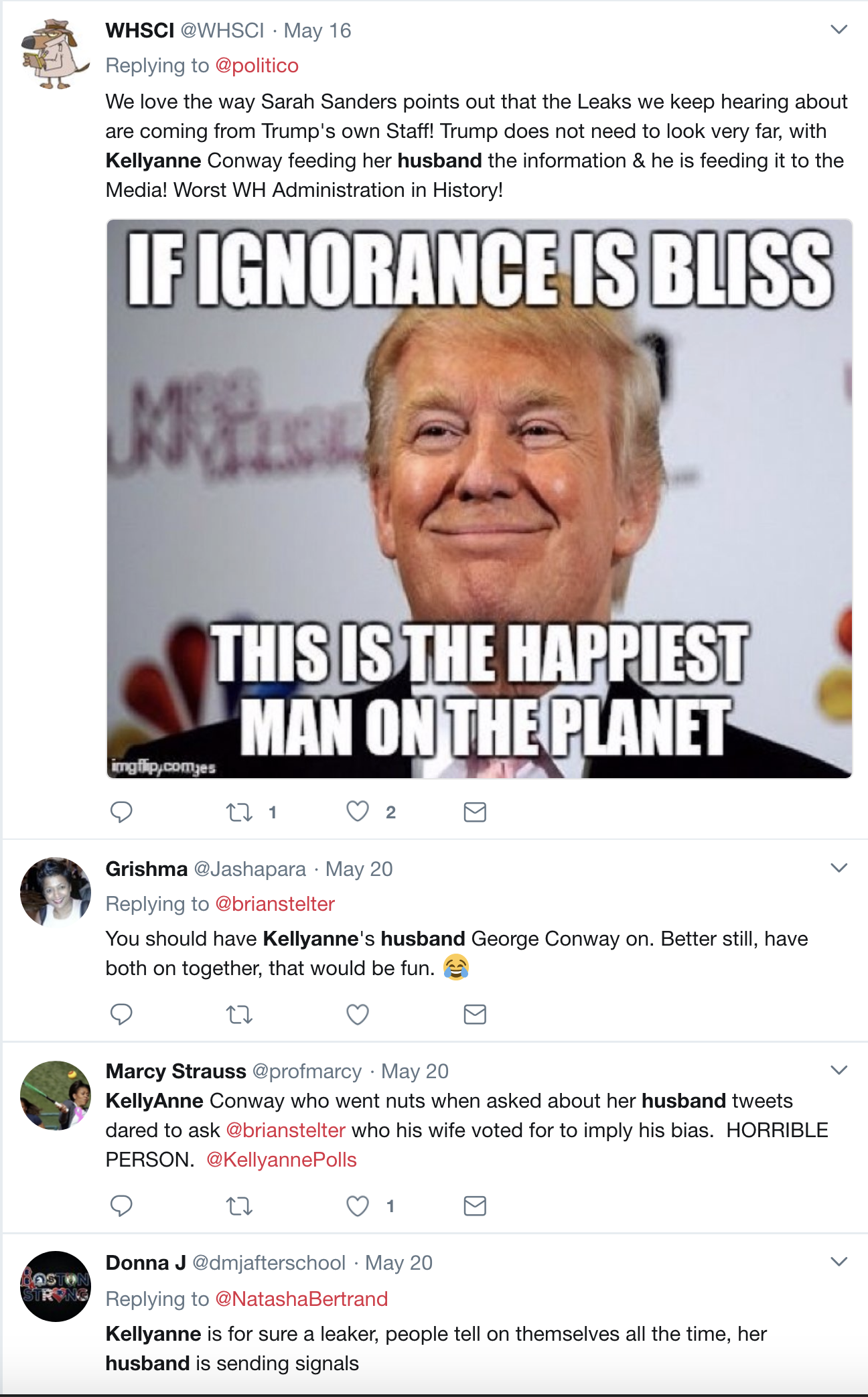Screen-Shot-2018-05-24-at-2.31.20-PM Kellyanne Conway's Husband's New Anti-Trump Job Has W.H. On Level 10 Freakout Watch Donald Trump Media Politics Top Stories 