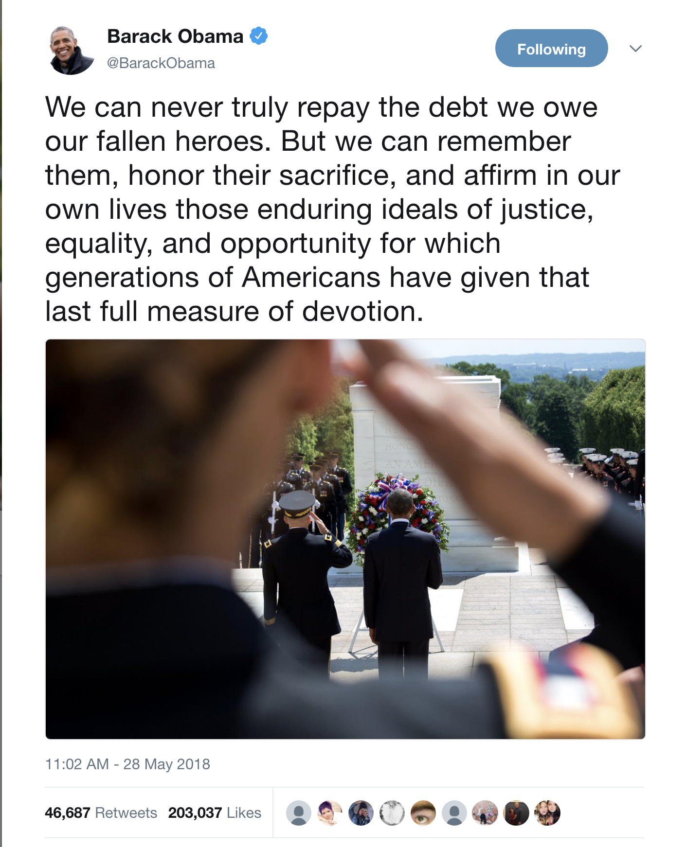 Screen-Shot-2018-05-28-at-2.04.43-PM Obama Goes Full Presidential On Twitter - Trump Has Brutal Memorial Day Meltdown Corruption Crime Donald Trump Politics Top Stories 