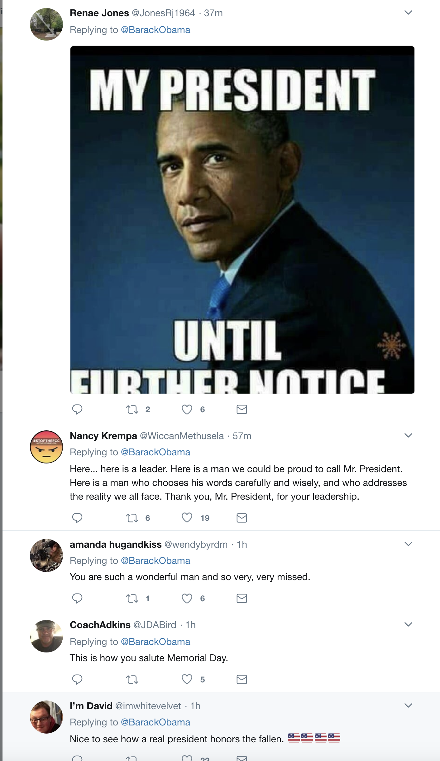 Screen-Shot-2018-05-28-at-2.10.51-PM Obama Goes Full Presidential On Twitter - Trump Has Brutal Memorial Day Meltdown Corruption Crime Donald Trump Politics Top Stories 