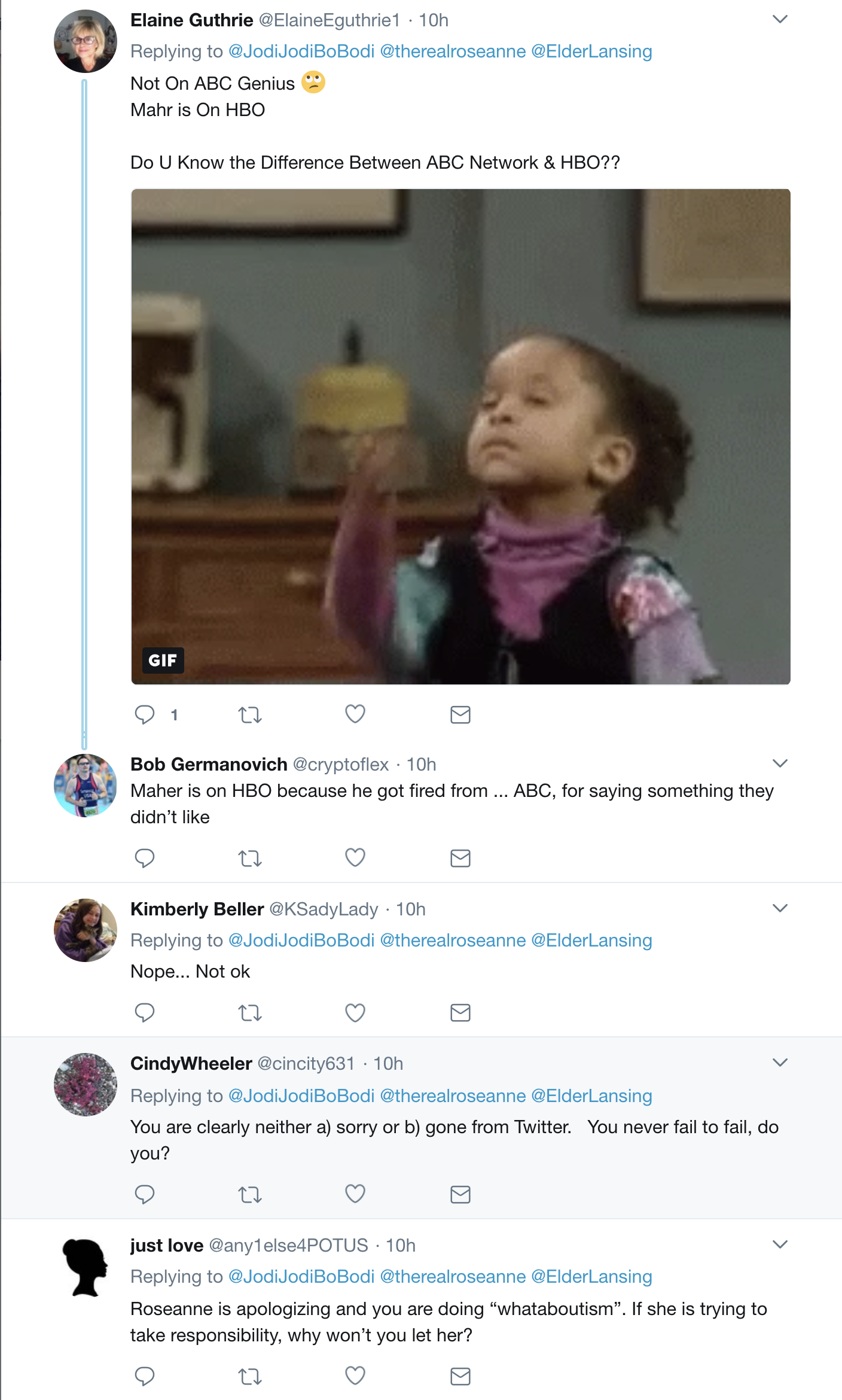 Screen-Shot-2018-05-30-at-8.31.13-AM Roseanne Barr Continues Disgusting Monkey Jokes On Twitter Like A Racist Pig Donald Trump Politics Social Media Top Stories 
