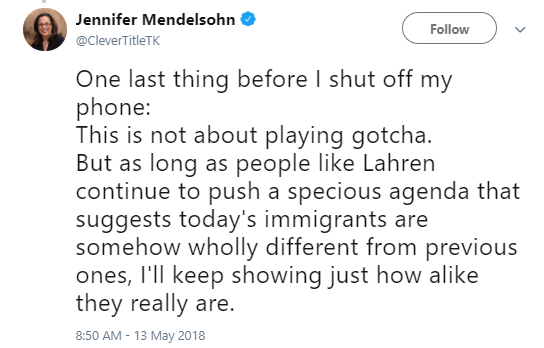 mendelsohn Tomi Lahren Stunned & Humiliated; Immigrant Past Revealed After Racist Rant On Fox News Donald Trump Immigration Media Politics Top Stories 