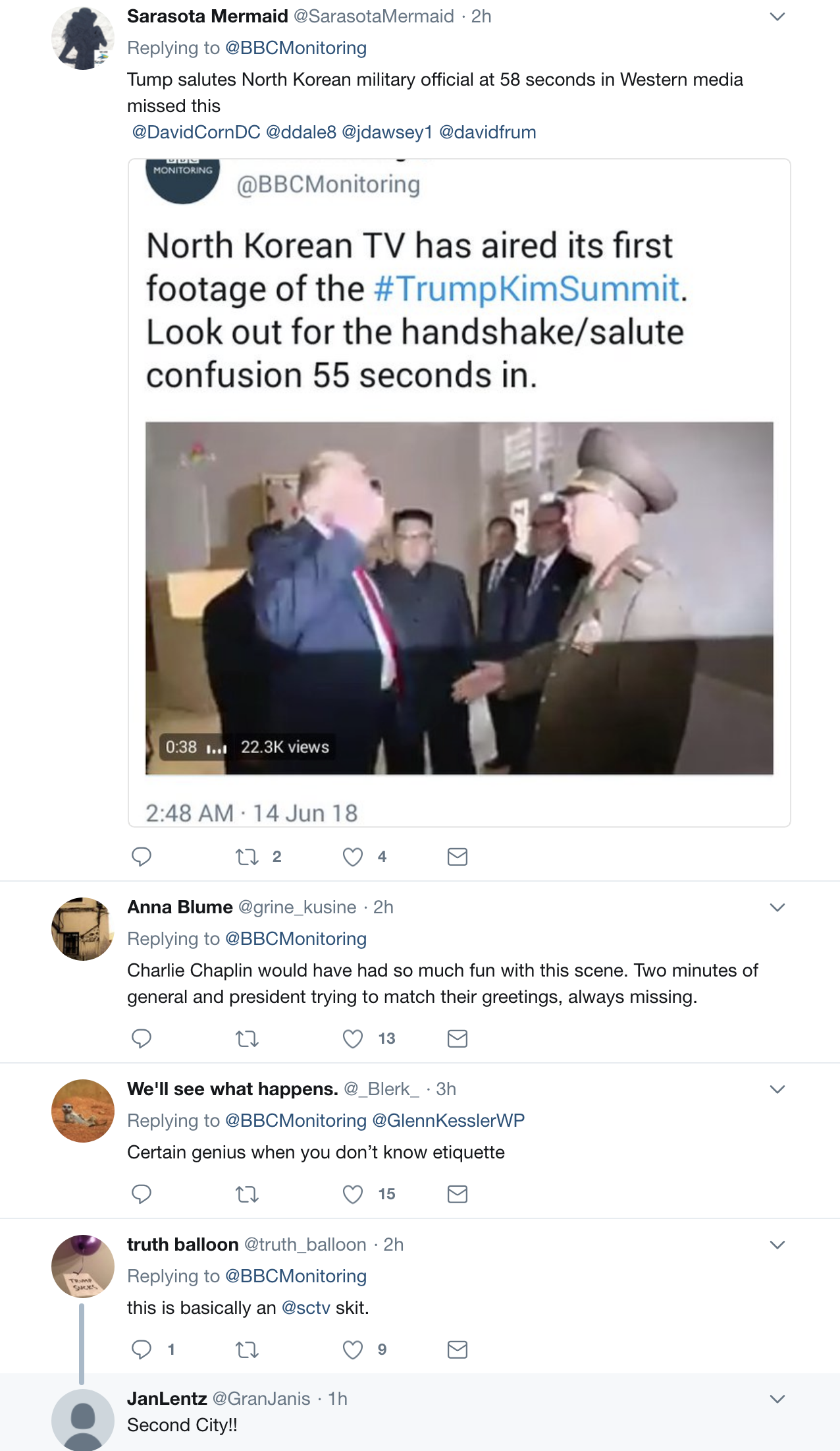 Screen-Shot-2018-06-14-at-9.06.27-AM North Korea Releases Video Of Trump Saluting N.K. Official That Ordered Warmbier Beating Corruption Crime Donald Trump Foreign Policy Politics Top Stories 