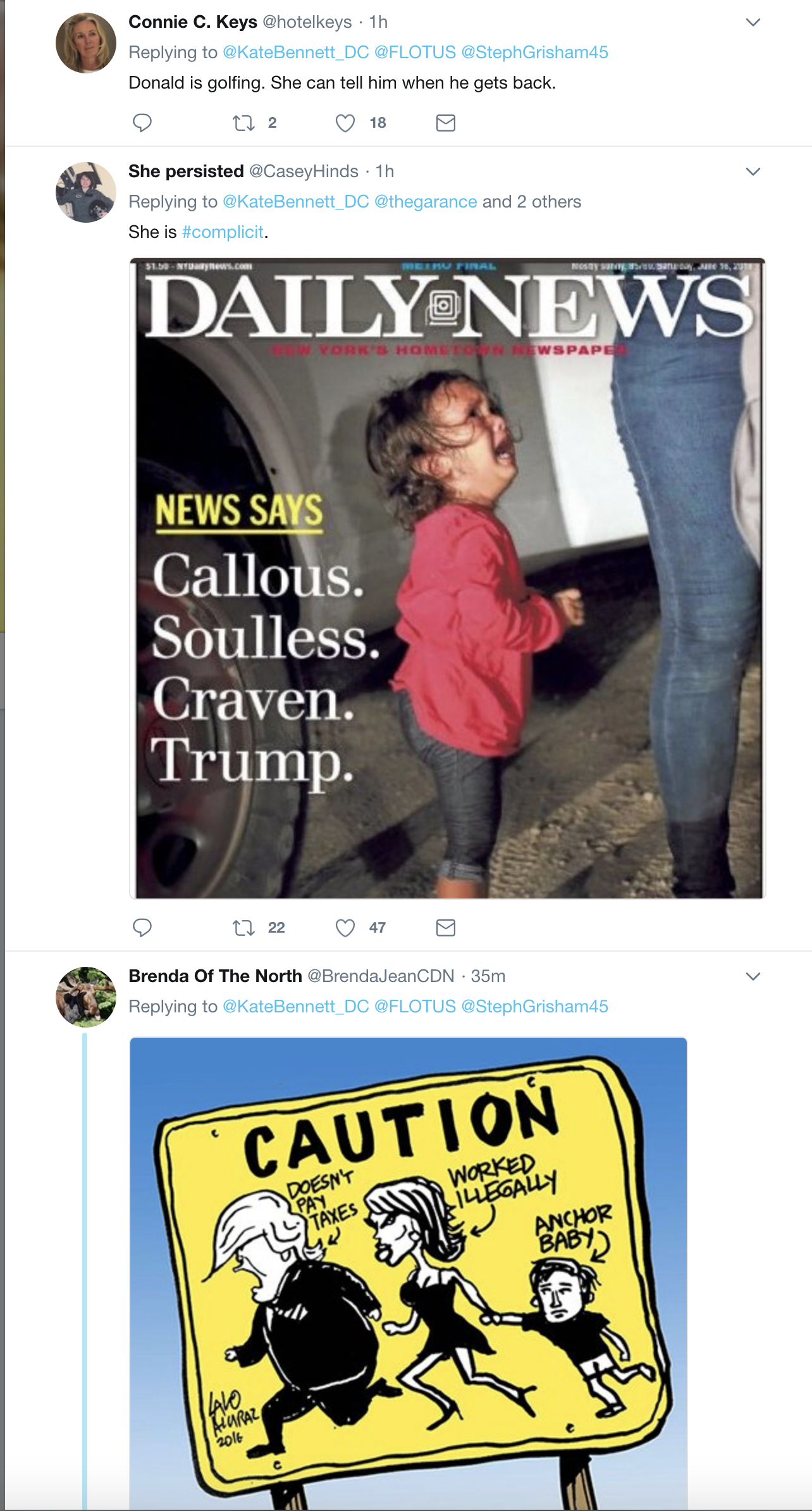 Screen-Shot-2018-06-17-at-1.54.17-PM Melania Trump Goes Rogue & Turns On GOP Over Immigration Policy With Sunday Tweet Child Abuse Corruption Crime Donald Trump Immigration Politics Top Stories 