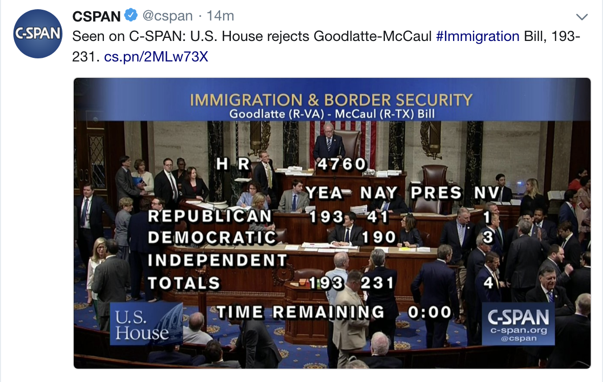 Screen-Shot-2018-06-21-at-1.29.21-PM BREAKING: U.S. Senate Goes Big & Votes To Stop Trump's 'Horrific' Agenda Corruption Domestic Policy Donald Trump Immigration Politics Top Stories 