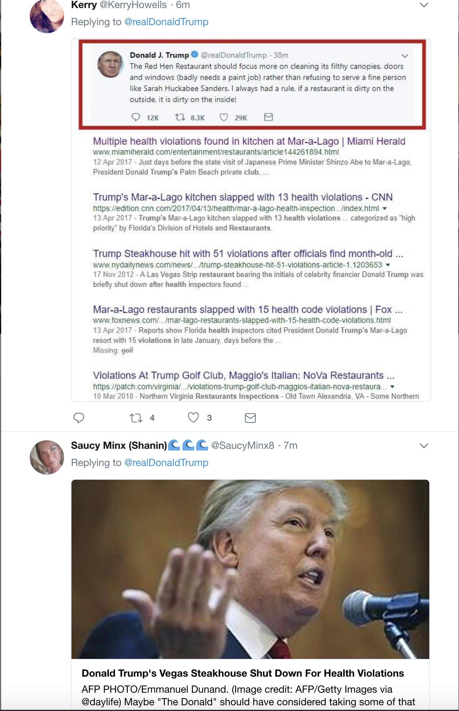 Screen-Shot-2018-06-25-at-8.25.40-AM *Trump Attacks Red Hen Restaurant Like A Punk During Extreme Monday AM Twitter Whine Corruption Donald Trump Politics Social Media Top Stories 