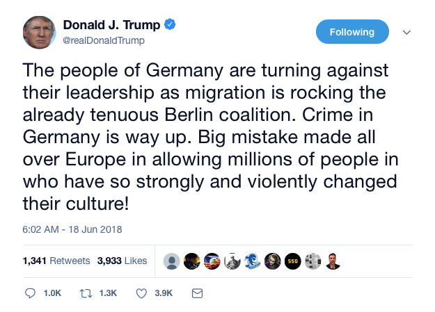 Screenshot-at-Jun-18-09-05-56 Trump Attacks Angela Merkel During 5-Tweet Twitter Tantrum Like An Enemy Of The State Domestic Policy Donald Trump Featured Politics Top Stories 