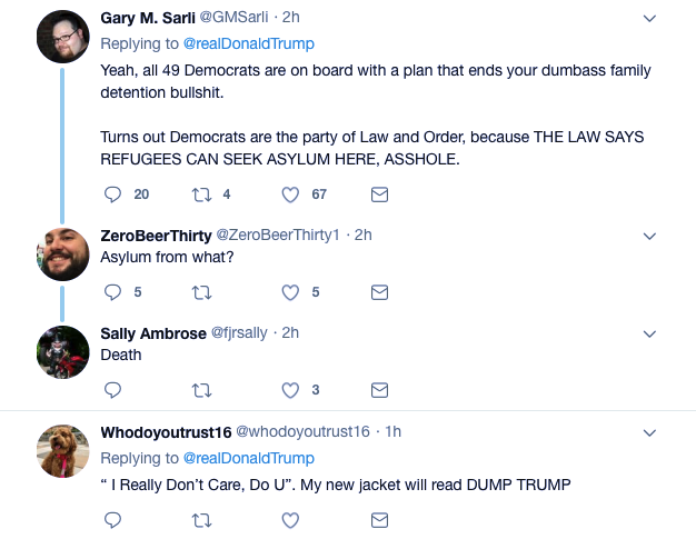 Screenshot-at-Jun-22-08-37-18 Trump Jolts Awake From Immigrant Nightmare, Flies Into Early AM 8-Tweet Rant Like A Nut Donald Trump Featured Politics Top Stories 