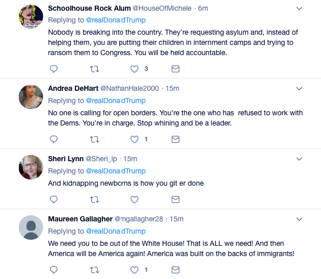 Screenshot-at-Jun-24-09-31-21 Trump Flies Into Racist Immigrant Rants During Sunday Morning Tweet-Storm Like A Weenie Domestic Policy Donald Trump Featured Immigration Politics Social Media Top Stories 