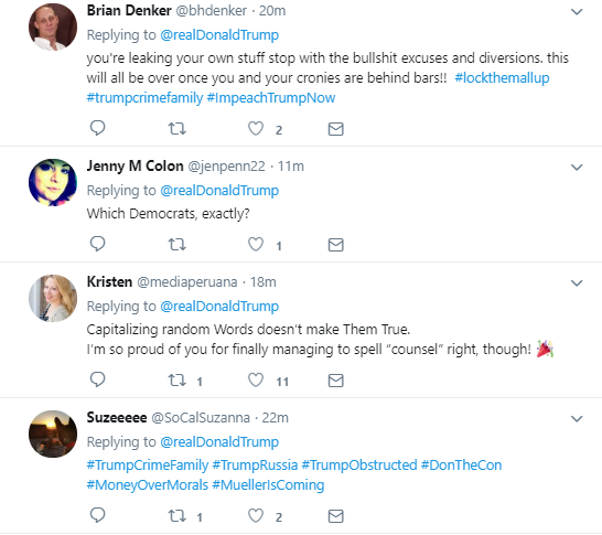 ten1 Trump Flies Into Mueller Meltdown Mode During Saturday Afternoon Twitter Fiasco Donald Trump Politics Social Media Top Stories 