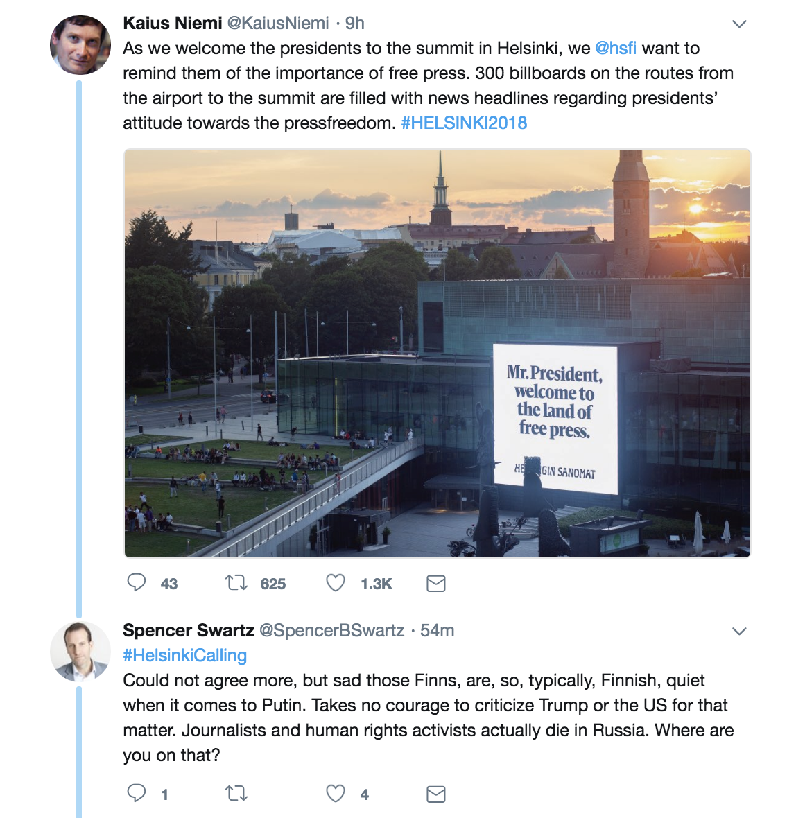 Screen-Shot-2018-07-15-at-2.15.31-PM Trump Lands In Finland & Gets Humiliated In Seconds By Giant Billboard (IMAGE) Corruption Donald Trump Media Politics Russia Top Stories 