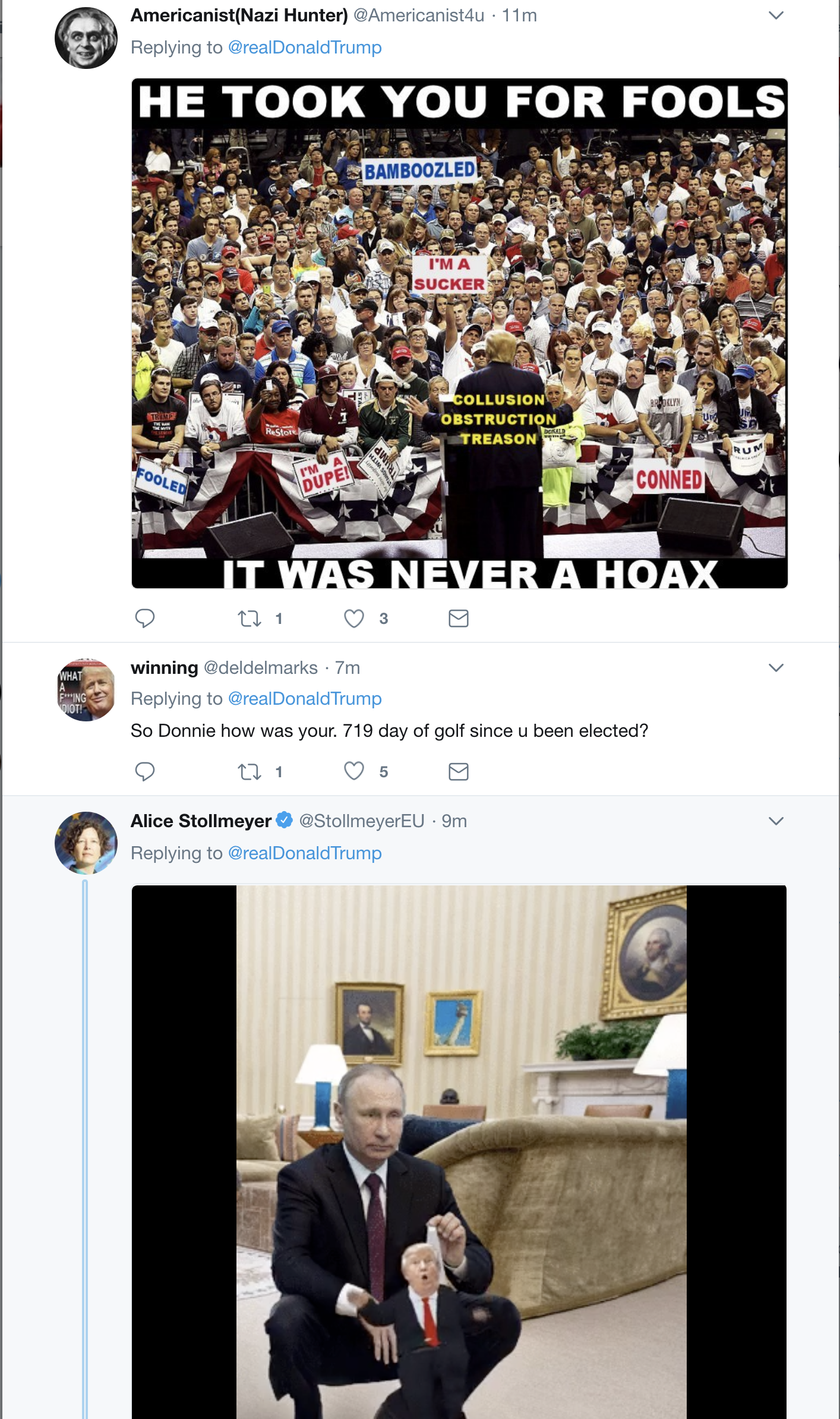 Screen-Shot-2018-07-29-at-3.34.56-PM Treasonous Trump Pauses Golf & Erupts Into 7-Tweet Paranoid Afternoon Meltdown Corruption Donald Trump Media Politics Top Stories 