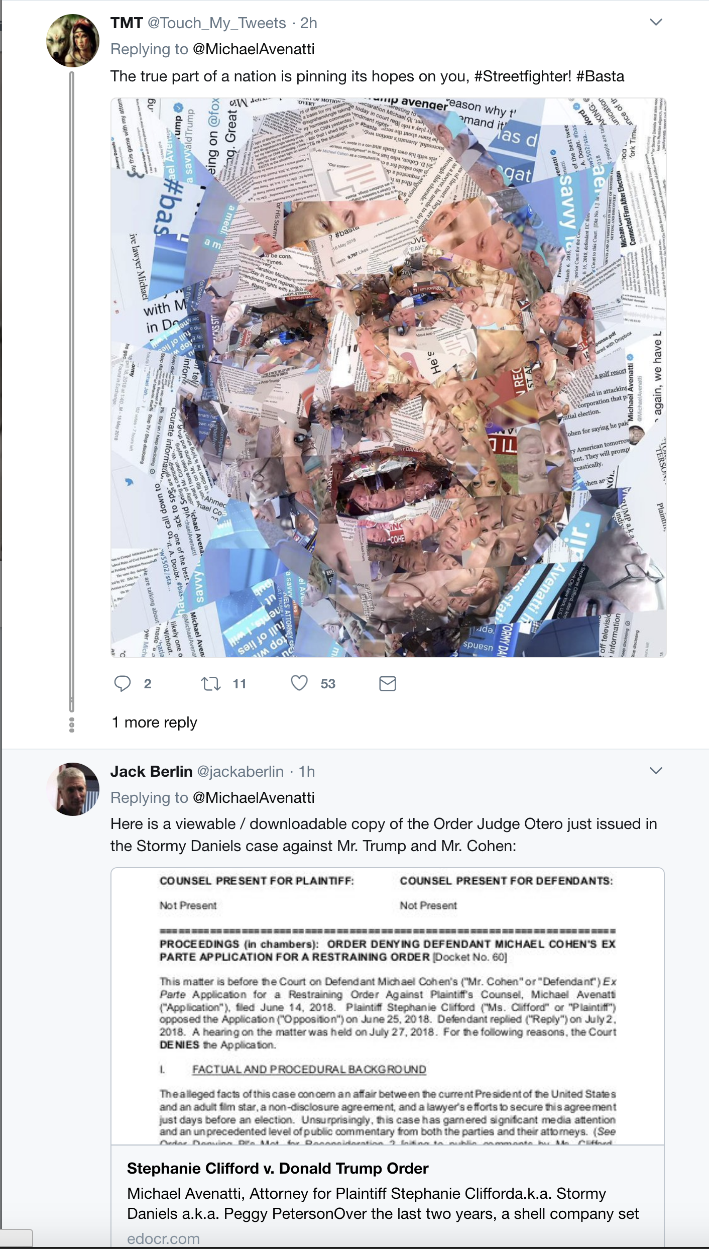 Screen-Shot-2018-07-31-at-3.36.41-PM Michael Avenatti Leaks ‘Dropbox Folder’ To Twitter That Has Trump Spiraling Fast Corruption Crime Donald Trump Politics Top Stories 